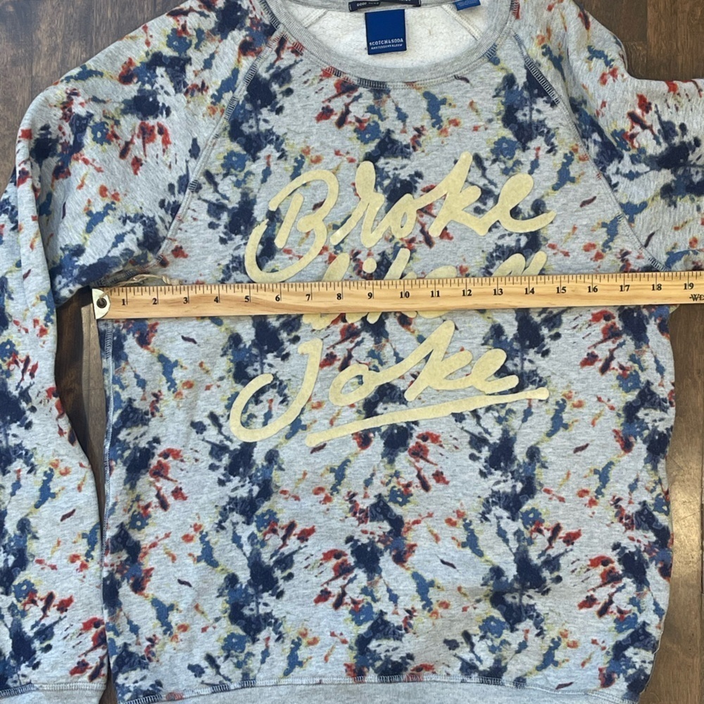 Scotch & Soda crew neck sweater | BROKE LIKE A JOKE abstract sweater men unisex - Picture 12 of 12